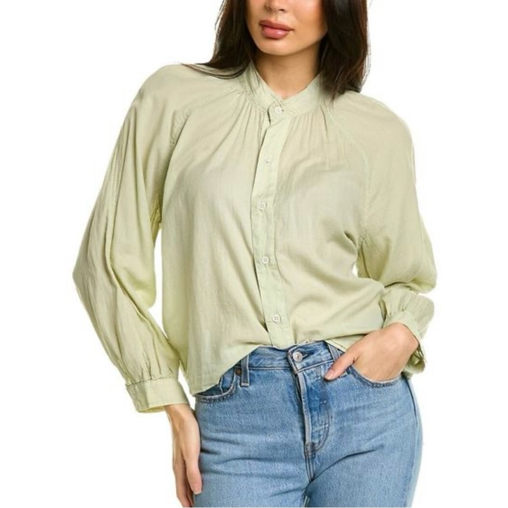 MOTHER Light Green Blouse